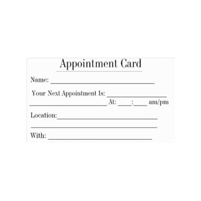 Appointment Cards