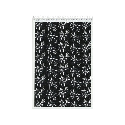 TOPS Designer Steno Pads, 6 x 9, Gregg Ruled, Black/White, 80 Sheets/Pad, 6 Pads/Pack