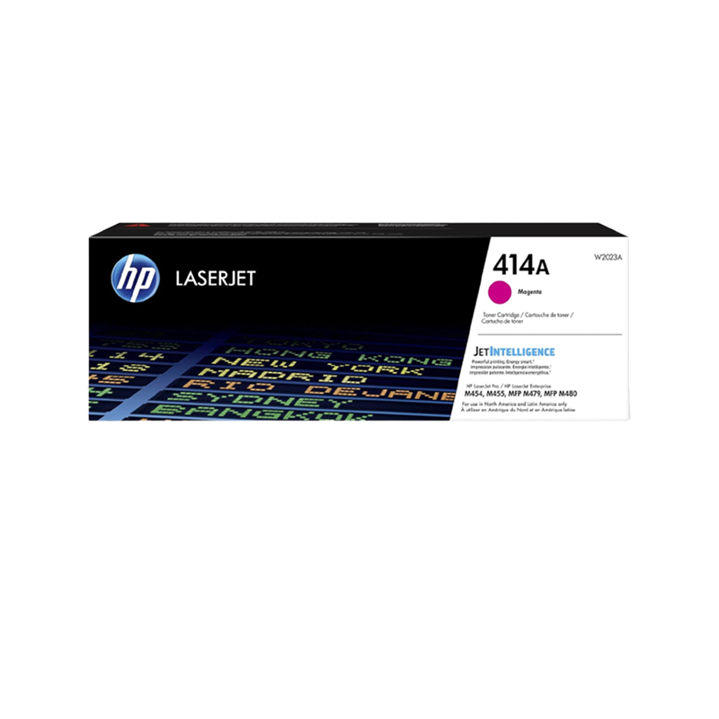 HP 414A Magenta Standard Yield Toner Cartridge, Prints Up to 2,100 Pages