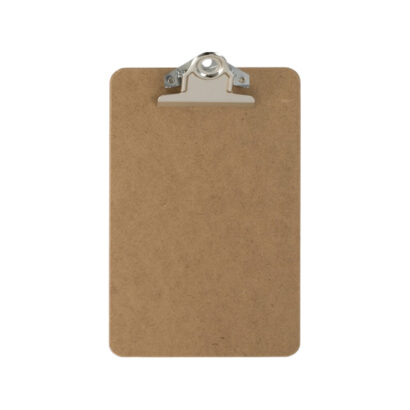 Officemate Hardboard Clipboard, Letter Size, Brown