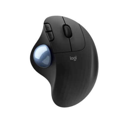 Logitech ERGO M575S Wireless Ergonomic Trackball Mouse, Black