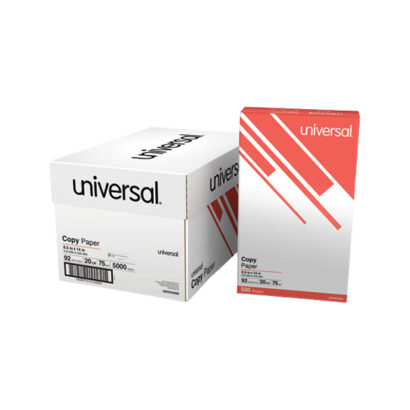 Copy Paper, 8.5 x 14, 20 lbs., White, 500 Sheets/Ream, 10 Reams/Carton