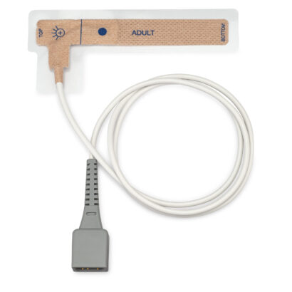 8110N-090 OxSAT 100 Adult Disposable SpO2 Sensor, Non Woven Fabric, 90cm (Box 25)  - SleepSupply AMV